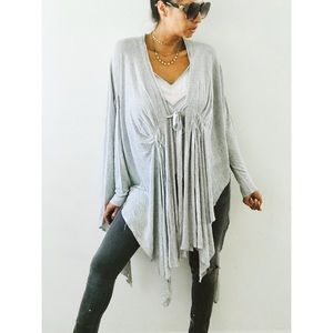 NWOT Free People gray duster size XS